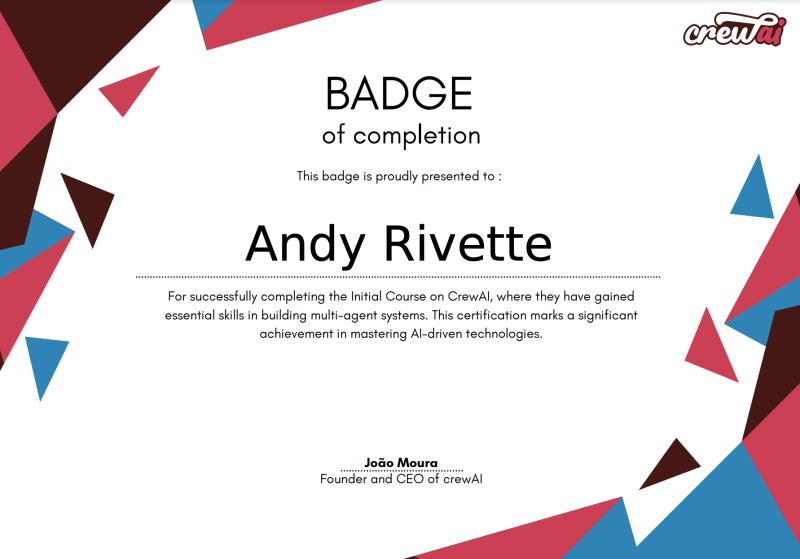 Andrew Rivette - Crew AI